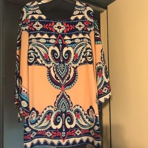 Cute and colorful boutique dress!